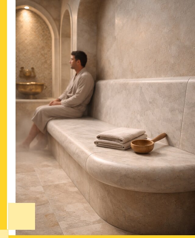 Сиденья для хамама в Полевской под ключ от 12318 р. | ЭриданПлв