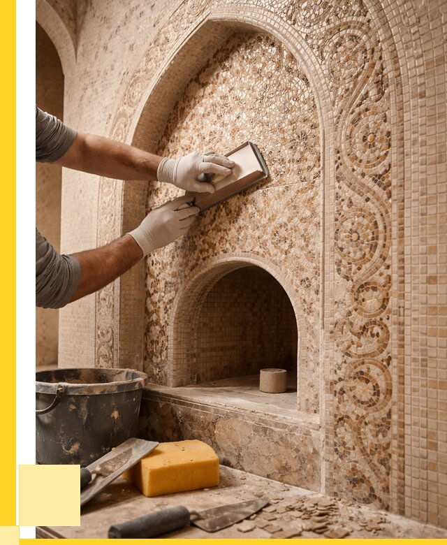 Мозаика для хамама в Полевской под ключ от 5133 р. | ЭриданПлв